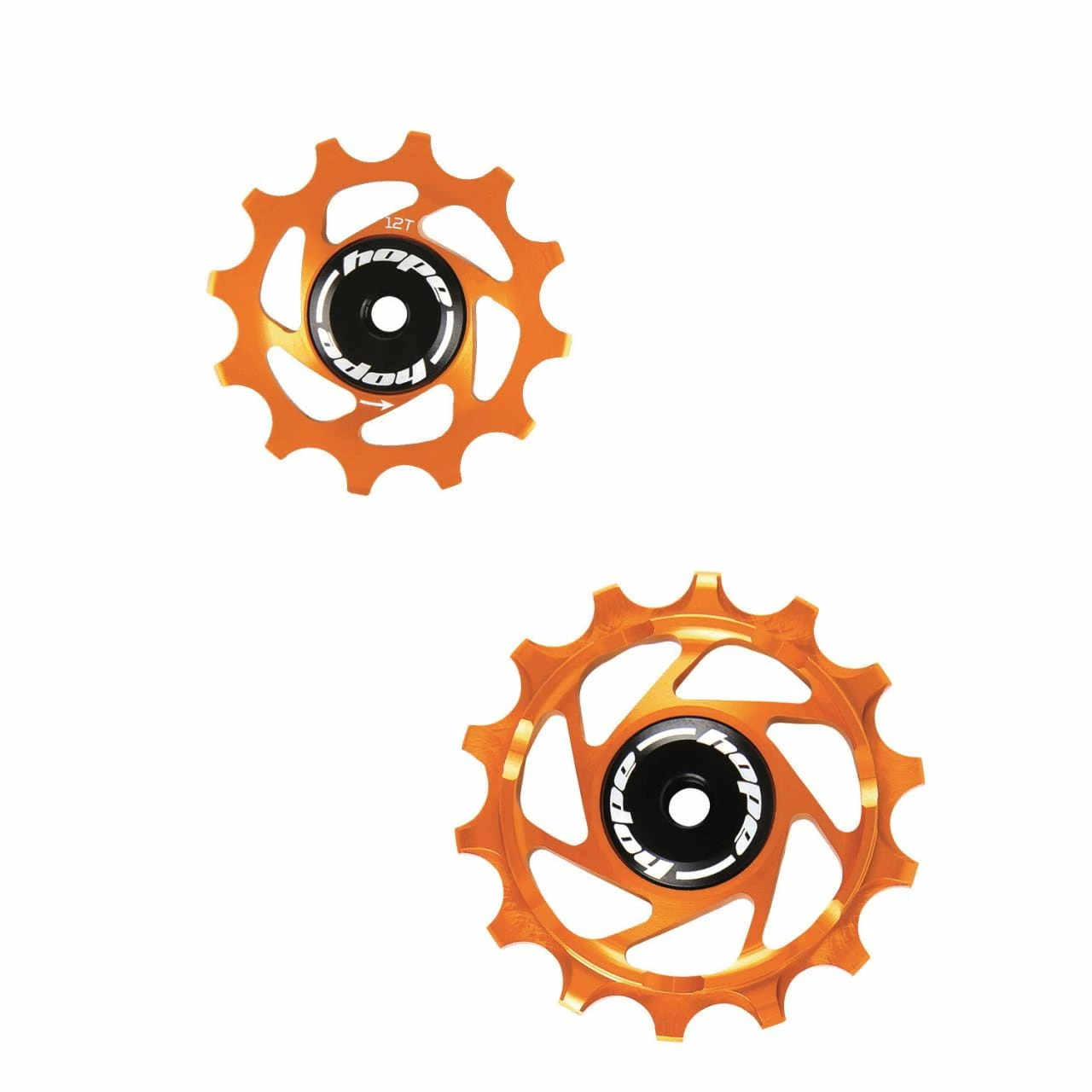 HOPE Rouleaux De Dérailleur Jockey Wheels - 14Z / 12Z - Orange 3 HOPE Rouleaux De Dérailleur Jockey Wheels - 14Z / 12Z - Orange
