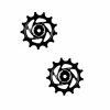 HOPE Rouleaux De Dérailleur Jockey Wheels - 13 Dents - Noir -Vélos Soldes hjw004n 1280x1280