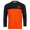 Maillot Enduro Manches Longues Kenny Charger Orange -Vélos Soldes maillot enduro manches longues kenny charger orange