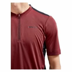 Maillot VTT Homme Craft Offroad Core - Rouge / Noir -Vélos Soldes maillot vtt homme craft offroad core rouge noir 2