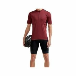 Maillot VTT Homme Craft Offroad Core - Rouge / Noir -Vélos Soldes maillot vtt homme craft offroad core rouge noir 3