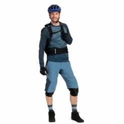Maillot VTT Manches Longues Vaude Moab LS VI Bleu Gris -Vélos Soldes maillot vtt manches longues vaude moab ls vi bleu gris 2