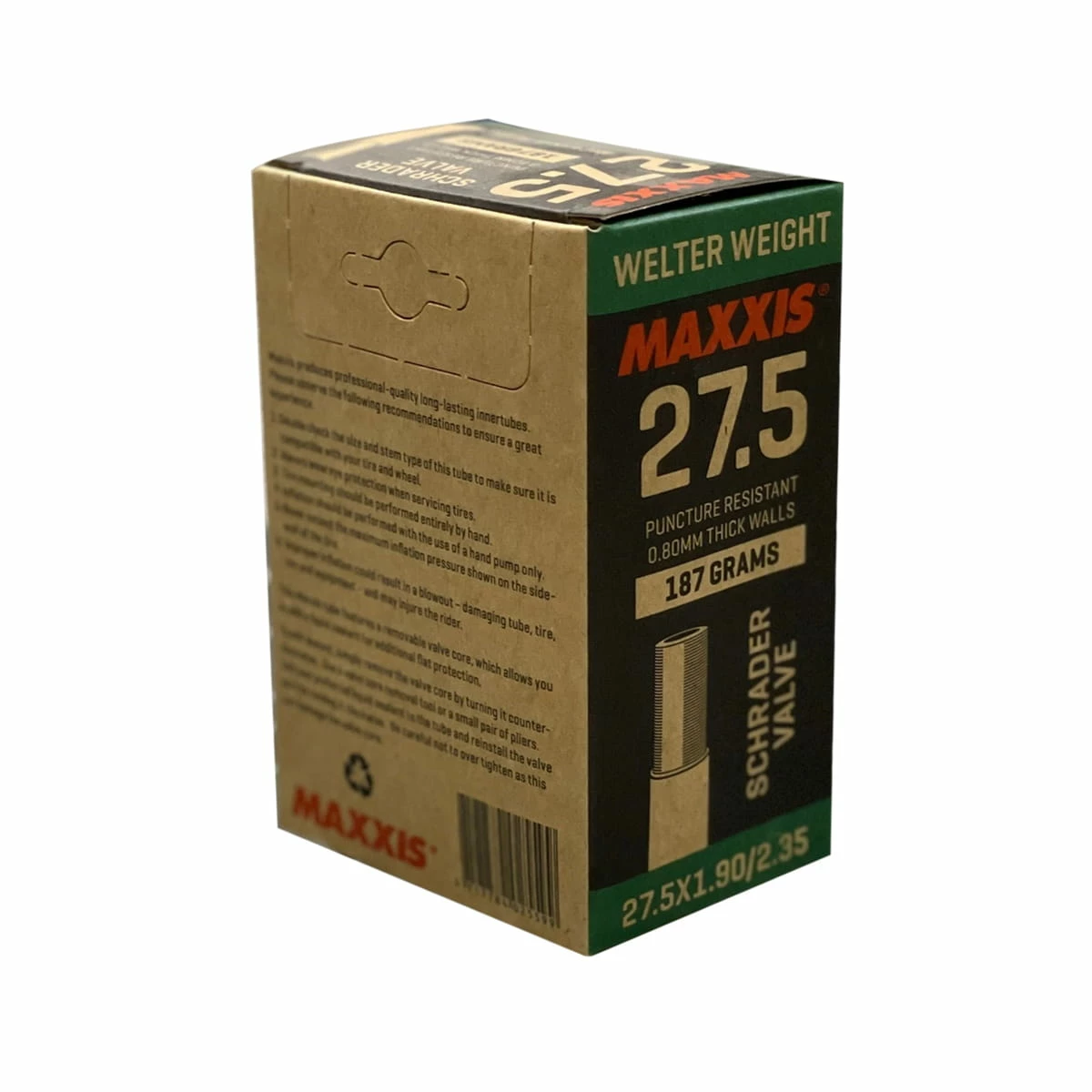 MAXXIS Chambre à Air Welter Weight 27.5 X 1.9/2.35 Inch - 34 Mm Presta (SV) 4 MAXXIS Chambre à Air Welter Weight 27.5 X 1.9/2.35 Inch - 34 Mm Presta (SV) – Image 2
