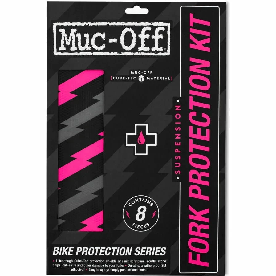 Muc-Off Kit De Protection Pour Fourche - Bolt/Pink 3 Muc-Off Kit De Protection Pour Fourche - Bolt/Pink