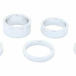 Con-Tec Jeu D'entretoises De Jeu De Direction 5 Pièces 1-1/8 Pouce - Argenté