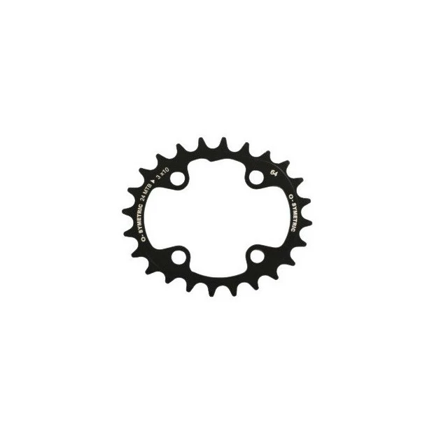 O-Symetric Plateau Interne VTT OSymetric Standard Triple 64mm 24 Dents Noir 3 O-Symetric Plateau Interne VTT OSymetric Standard Triple 64mm 24 Dents Noir