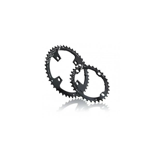 Plateaux Miche MTB XM TT BCD 64mm Intérieur 9 Vitesses Noir 3 Plateaux Miche MTB XM TT BCD 64mm Intérieur 9 Vitesses Noir