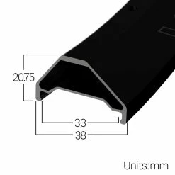 Halo Roue Avant Vortex MT 29'' Boost - Noir -Vélos Soldes rmha vortex profile dims sq 1171019nwOqmCOJ7flPE