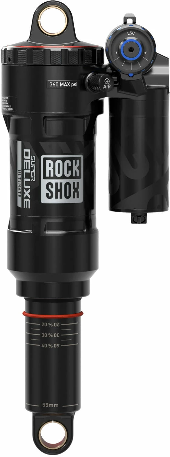 Rock-shox Super Deluxe Ultimate Debon Air+ RC2T, 230x62,5mm Standard/Standard - Noir 6 Rock-shox Super Deluxe Ultimate Debon Air+ RC2T, 230x62,5mm Standard/Standard - Noir – Image 4