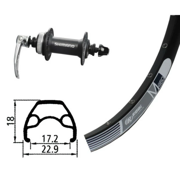 Xxcycle Roue Avant Winora Rodi M460 Moyeu Alivio 435 26x1,90 (17-559) 3 Xxcycle Roue Avant Winora Rodi M460 Moyeu Alivio 435 26x1,90 (17-559)