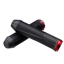 SPANK Spike 33 Lock On Grips - Noir/Rouge -Vélos Soldes schwarz rot