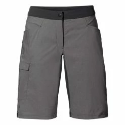 Short Femme Avec Insert Vaude Tremalzo II Noir -Vélos Soldes short femme avec insert vaude tremalzo ii noir 2