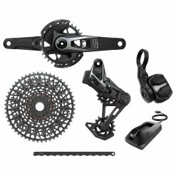 SRAM Groupe De Vitesses X0 Eagle AXS Transmission 18 SRAM Groupe De Vitesses X0 Eagle AXS Transmission -Vélos Soldes sram x0 eagle transmission groupset 1