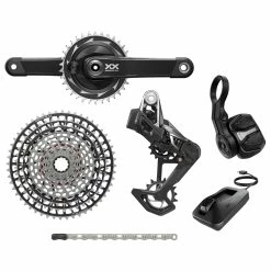 SRAM XX SL Eagle AXS Transmission Groupe De Vitesses - Powermeter -Vélos Soldes sram xx sl eagle transmission powermeter groupset 1